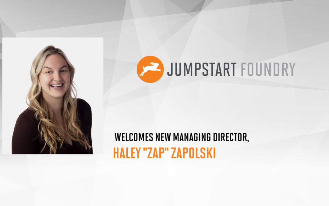 Meet Haley “Zap” Zapolski, the new Jumpstart Foundry Managing Director!